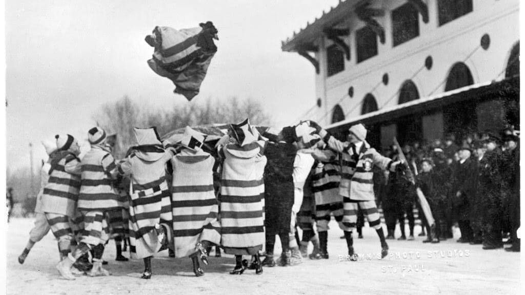 Winter Carnival fun. Photo courtesy of the Minnesota Historical Society.