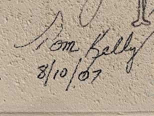 Signature of Tom Kelly, former manager of the Minnesota Twins
