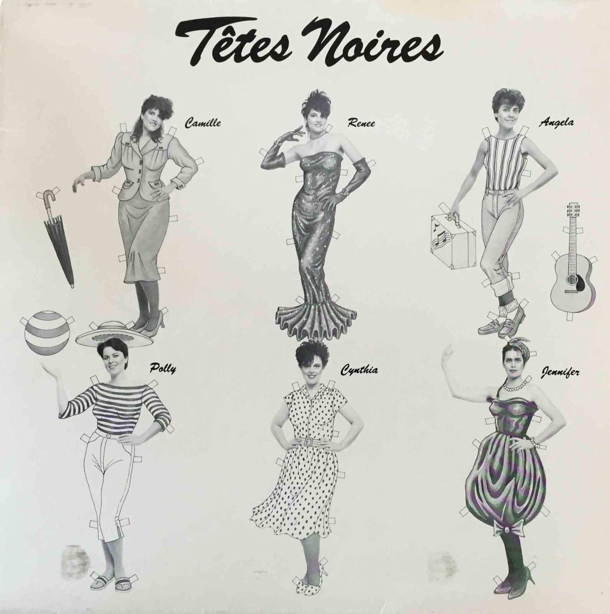 Têtes Noires' first EP cover, which caught the eye of New York booking agent Joe Brauner and led to the band landing a national booking contract with Riley Management.