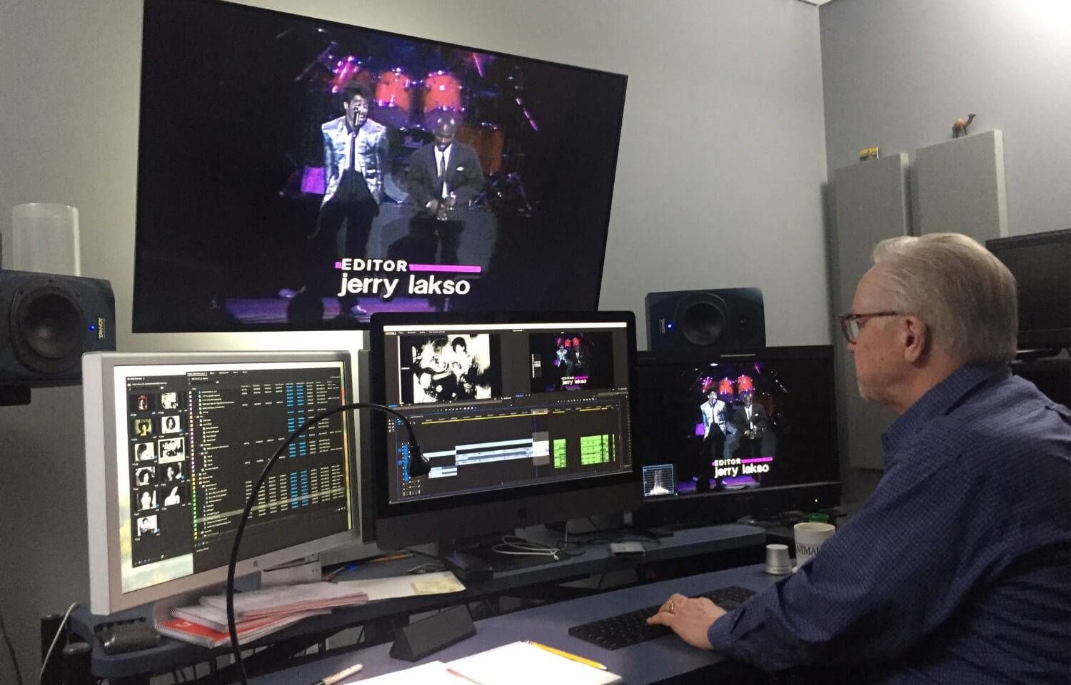TPT editor Jerry Lakso edits &quot;The Minneapolis Sound,&quot; a documentary he worked on 31 years ago.