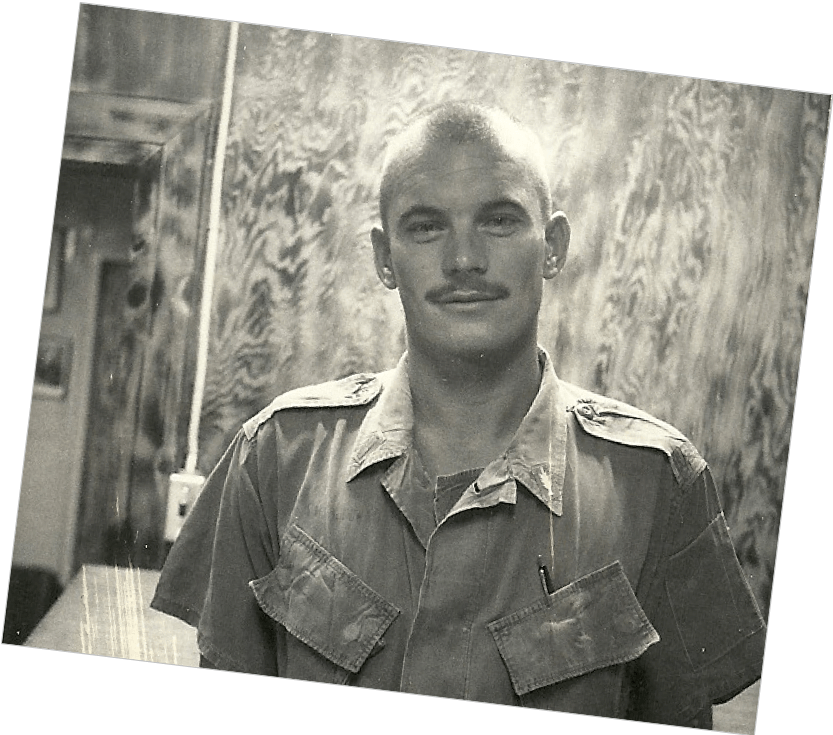 Jim Bodoh during his time in Vietnam, 1968-1969. Photo courtesy of Jim Bodoh.