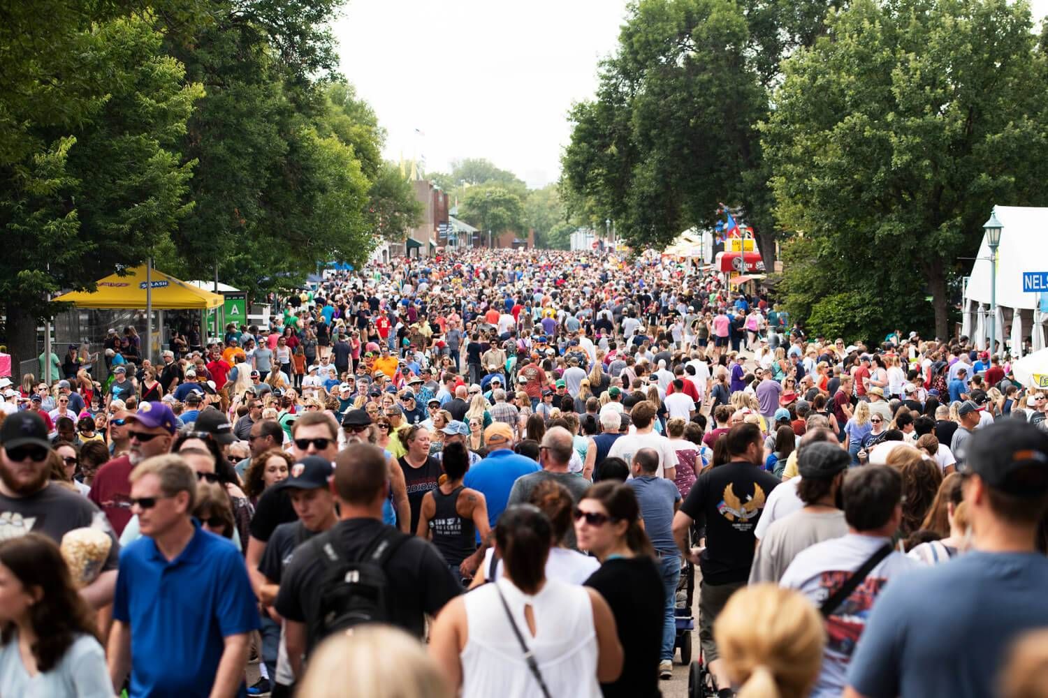 The swarming crowd at the Minnesota State Fair. Photo by Matt Mead.