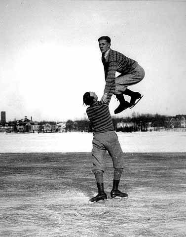 Oscar Johnson and Eddie Shipstad | Photo courtesy of the Minneapolis Historical Society