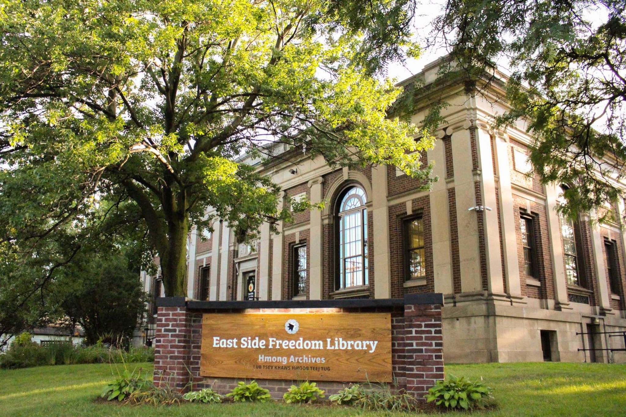 Exterior of a library