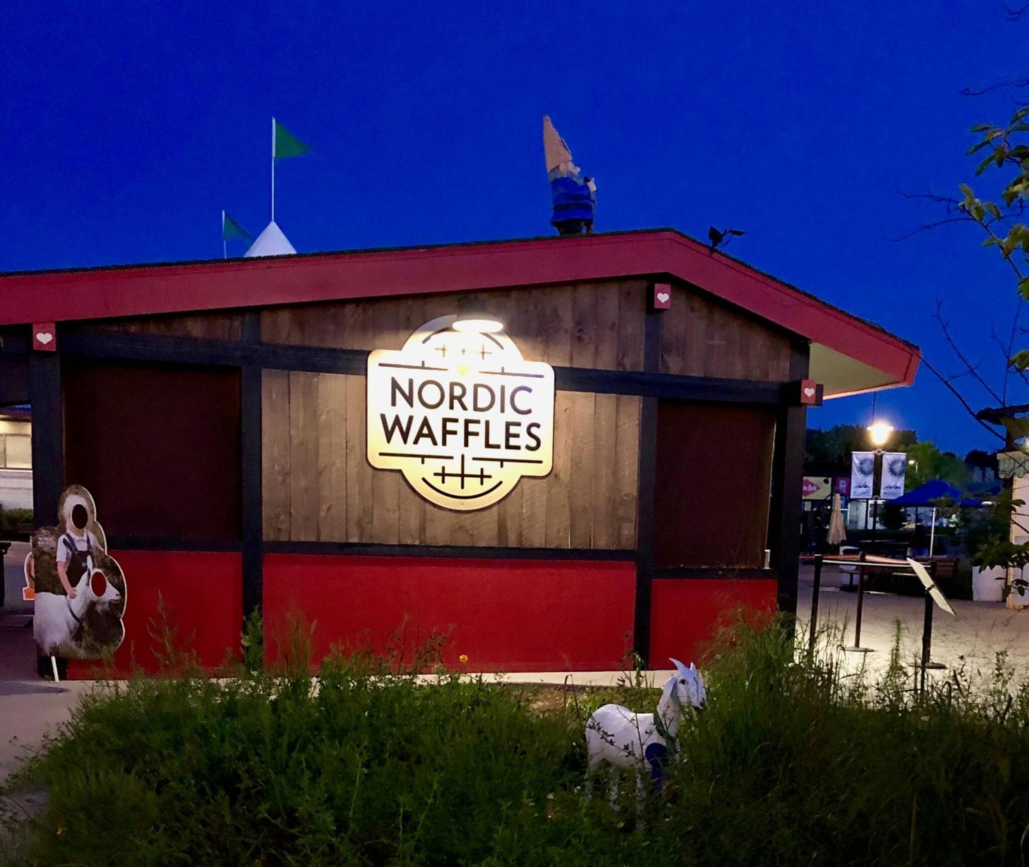 The Nordic Waffles booth at the Minnesota State Fair.