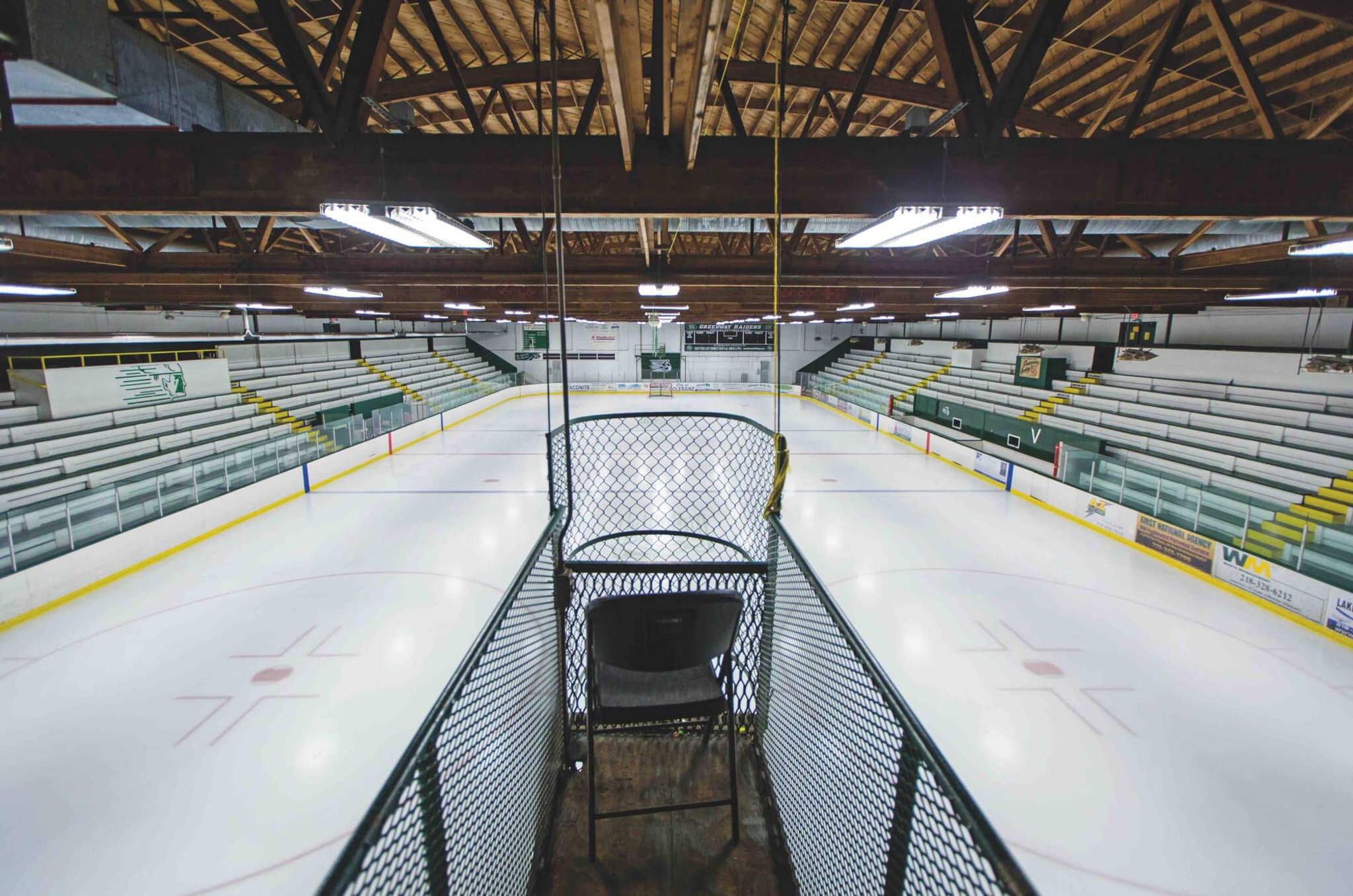 Hodgins-Berardo Arena, Coleraine, MN. Photo by Matthew Jasper.