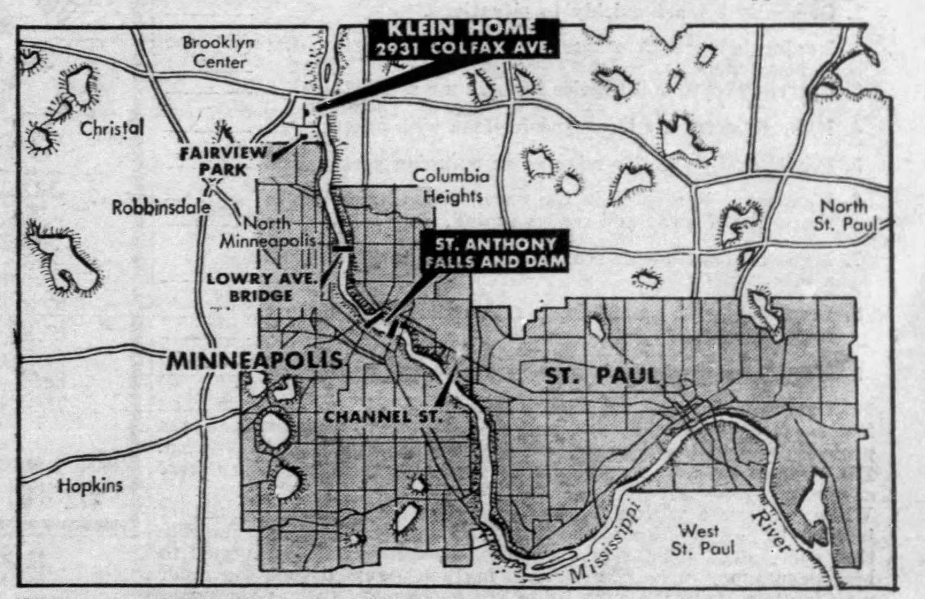 Map of Mpls
