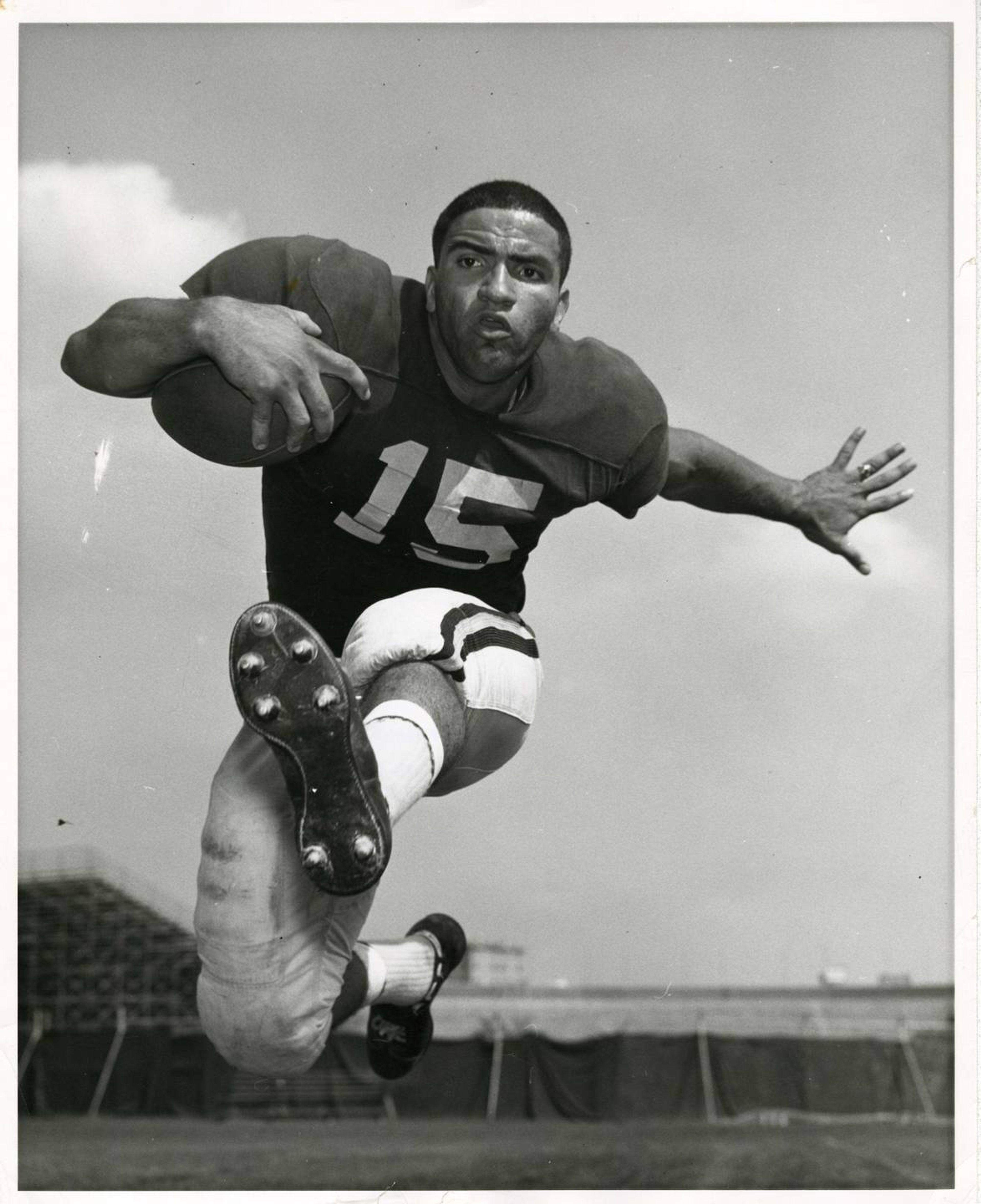 Minnesota Gophers quarterback, Sandy Stephens, 1959