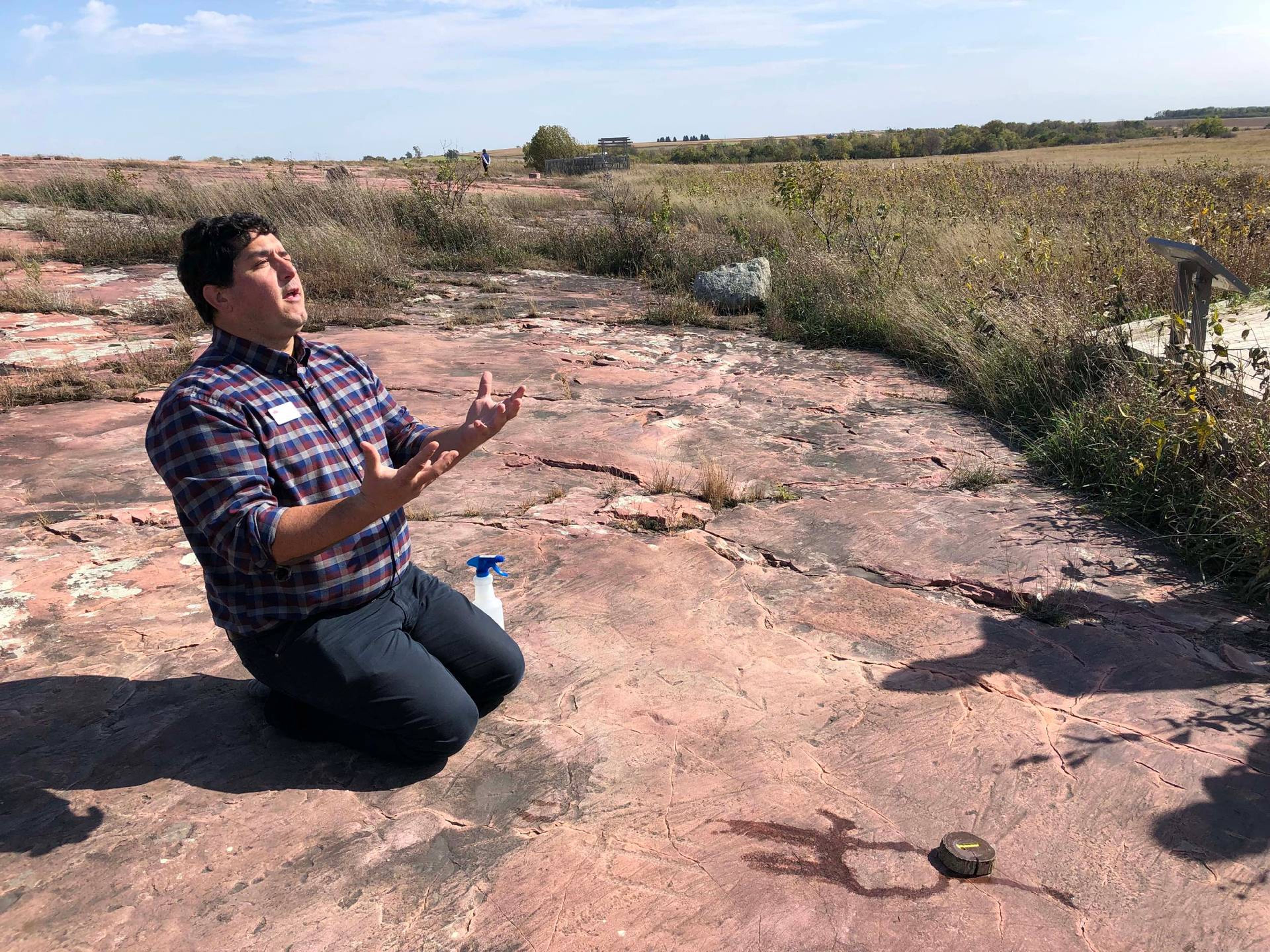 Jeffers Petroglyphs Historic Site Manager David Briese