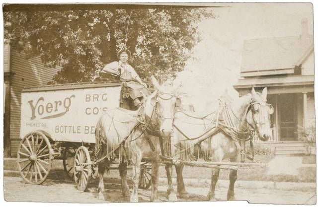 Yoerg Brewing Company's Delivery Wagon circa 1890 | Photo courtesy of the Minnesota Historical Society