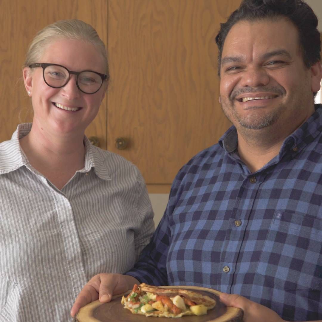 Stine Aasland and her husband, Chef Luis Carillo.