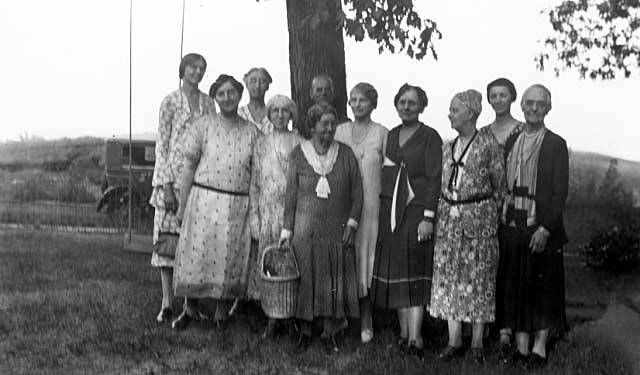 a group of people posing for a photo