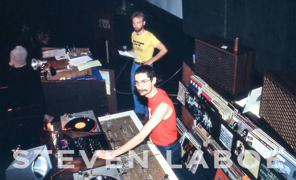 Sam's, 1981 — With Kevin Cole (DJ) and BJ Crocker (Radio DJ - WWTC).