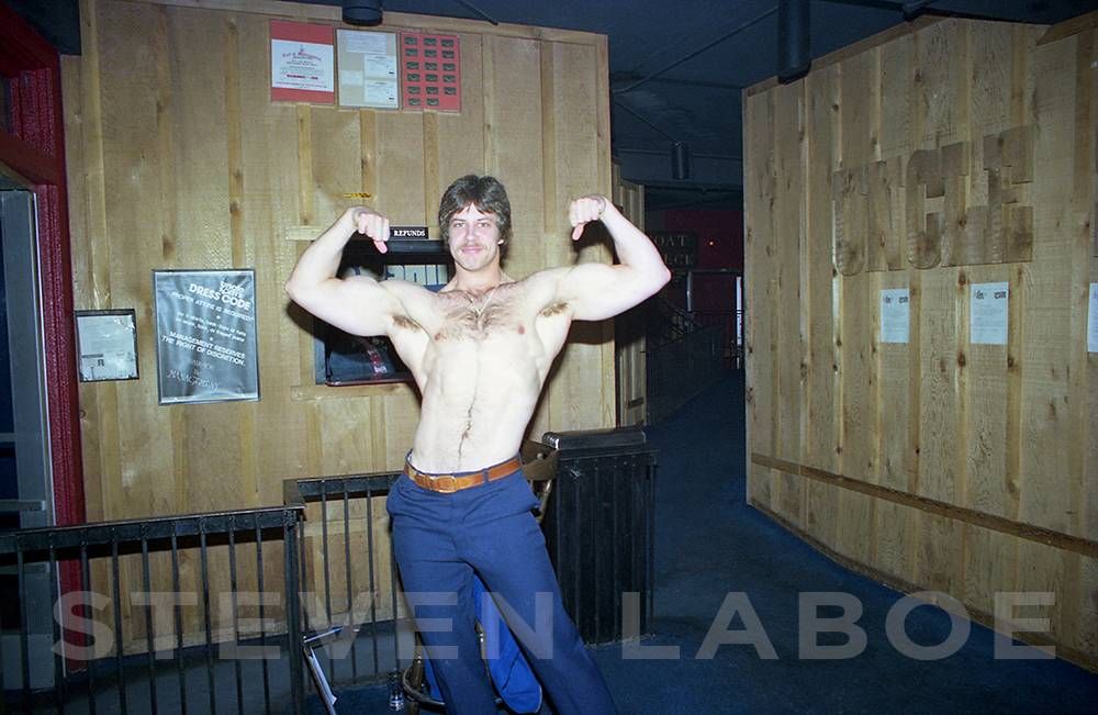 Uncle Sam's Front Door Bouncer Richard Luka, 1977.