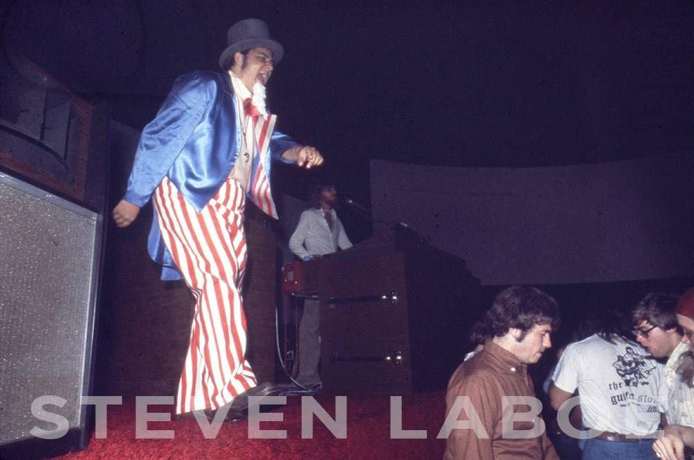 Uncle Sam's 1977. Yep, the club really had a mascot, Stanley Himes (a.k.a. Uncle Sam). "Not certain if anyone else other than him held this position, but he would dance on the stage during the days of disco."