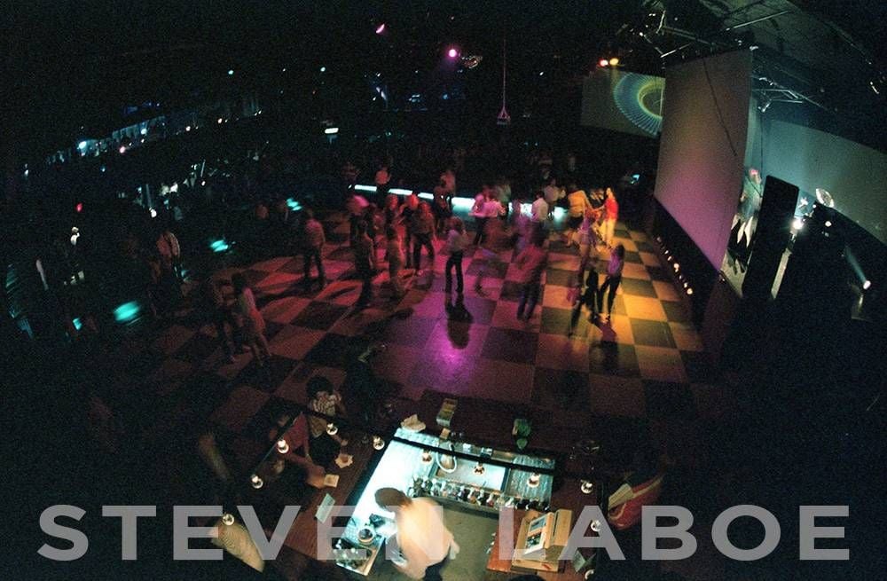 Overlooking the Dance Floor and Game Room Bar at First Avenue, 1982.