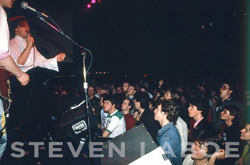 U2 in the Main Room at Sam's, 1982.