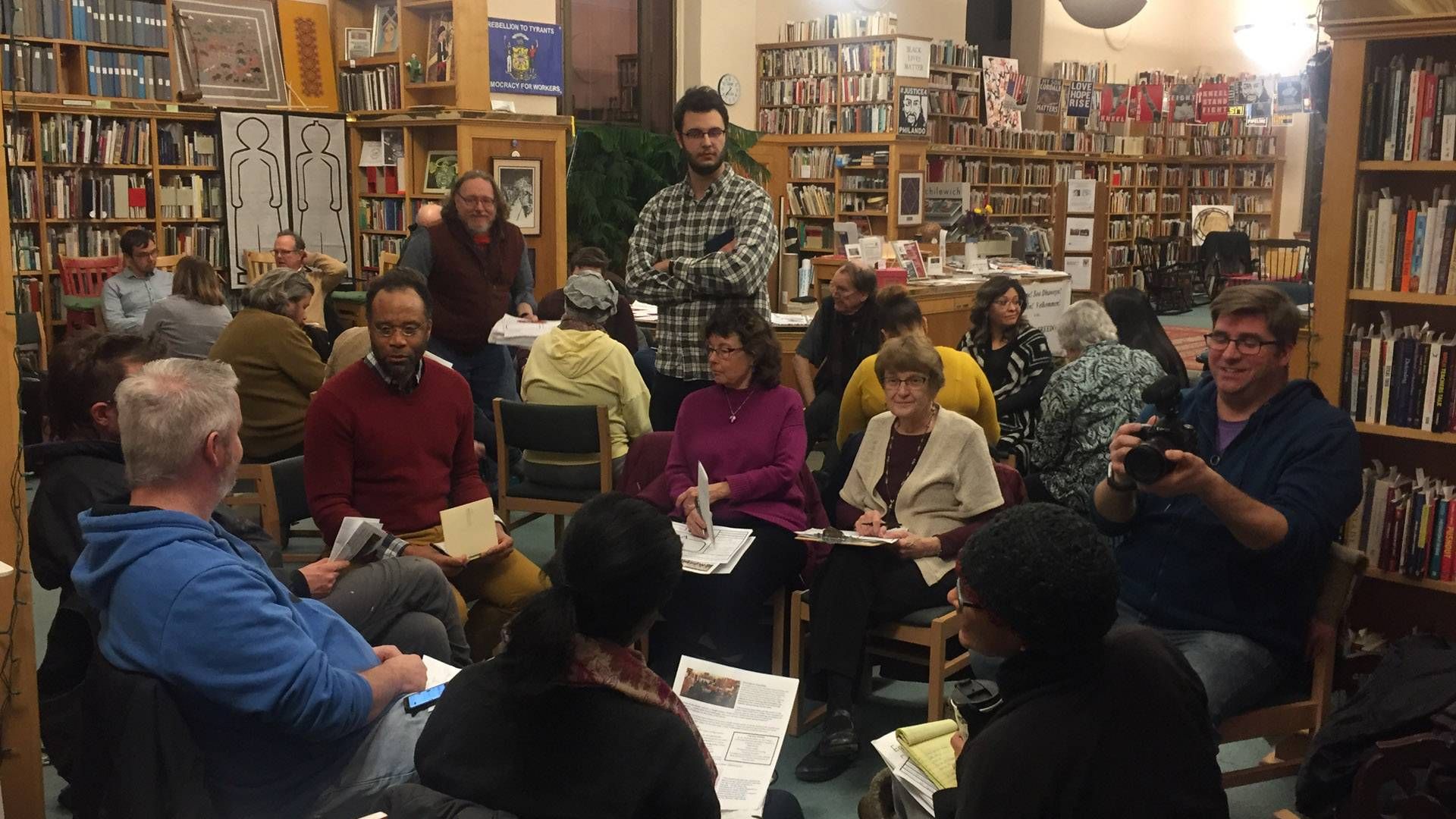 Group meets at a public library