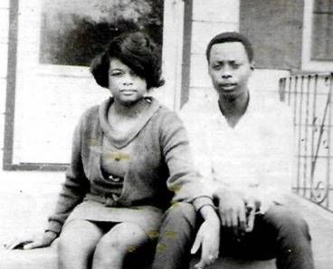 Mary Hampton (right) and Melvin Hampton (left), Alberder Gillespie's parents