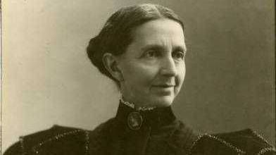 A portrait of the Minnesota suffragist Sarah Burger Stearns. Image courtesy of MNopedia.