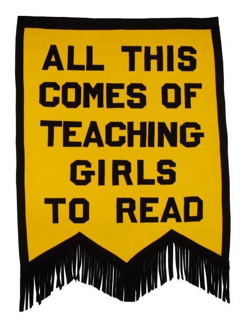 ALL THIS COMES OF TEACHING GIRLS TO READ