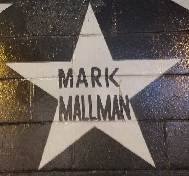 Mark Mallman's star on First Ave in Minneapolis