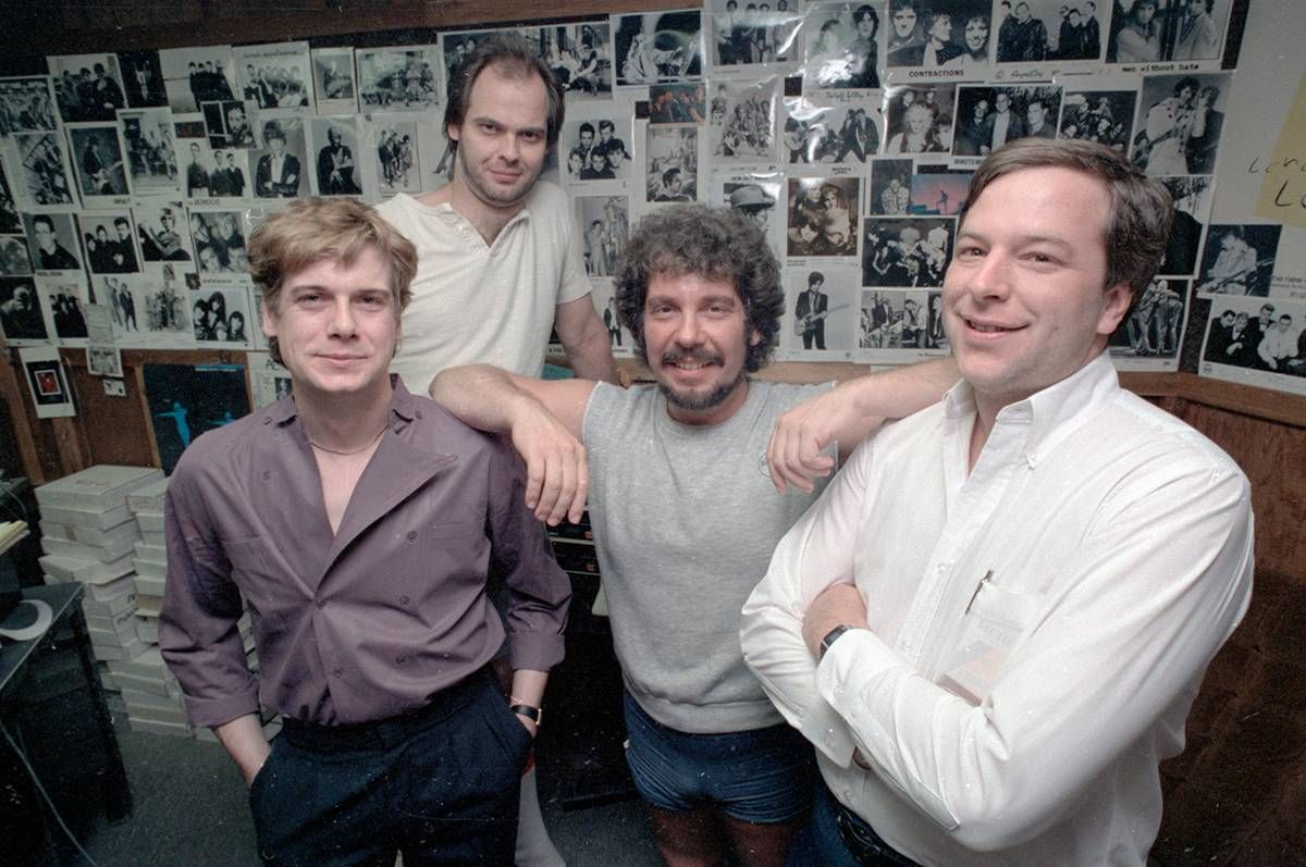 From left to right: Dan Lessard, Stephen McClellan, Allan Fingerhut, Jack Meyers - photo by Powell Kreuger