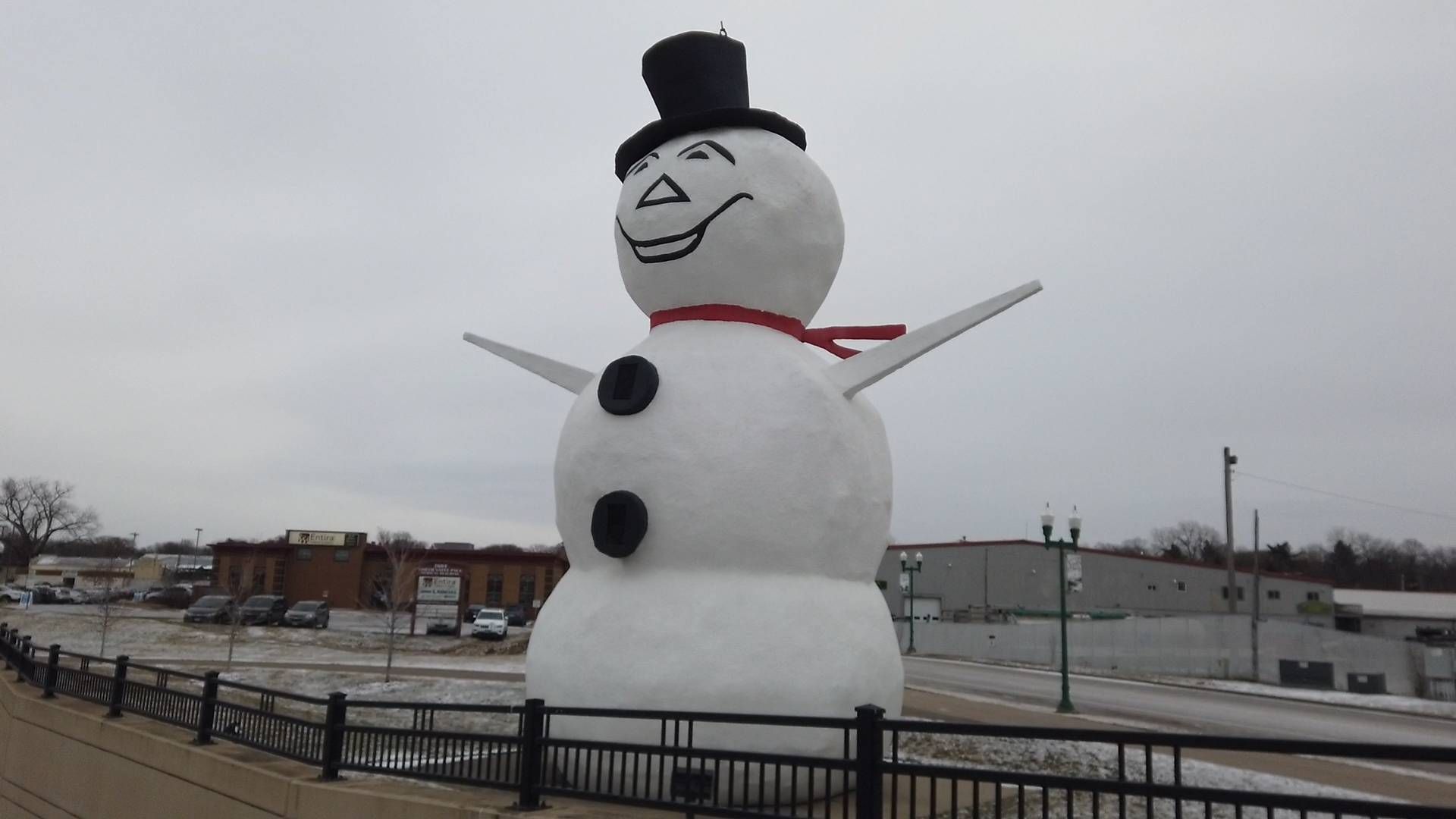 A 44 foot tall snowman