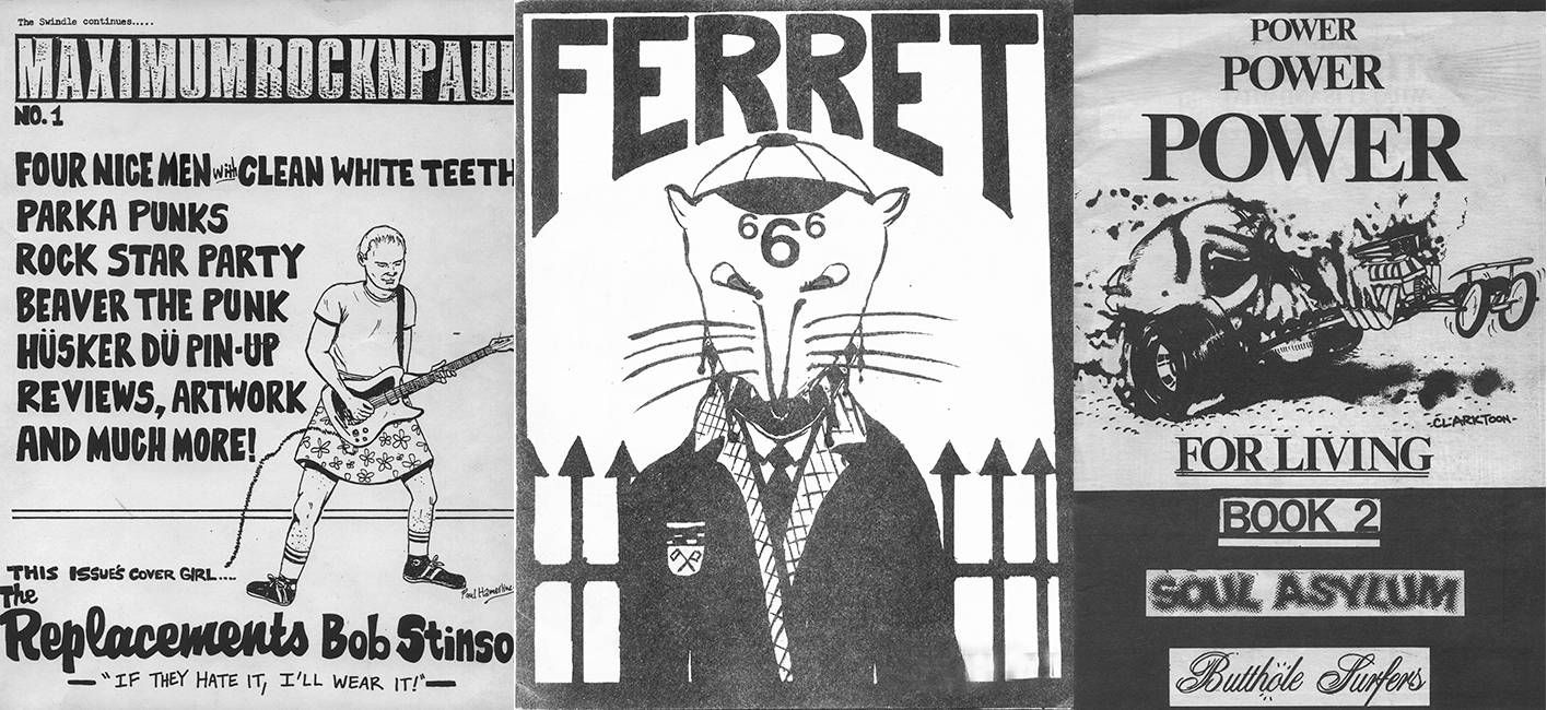 'Zines and comics - part of the self-publishing compulsion of the early 1980s.