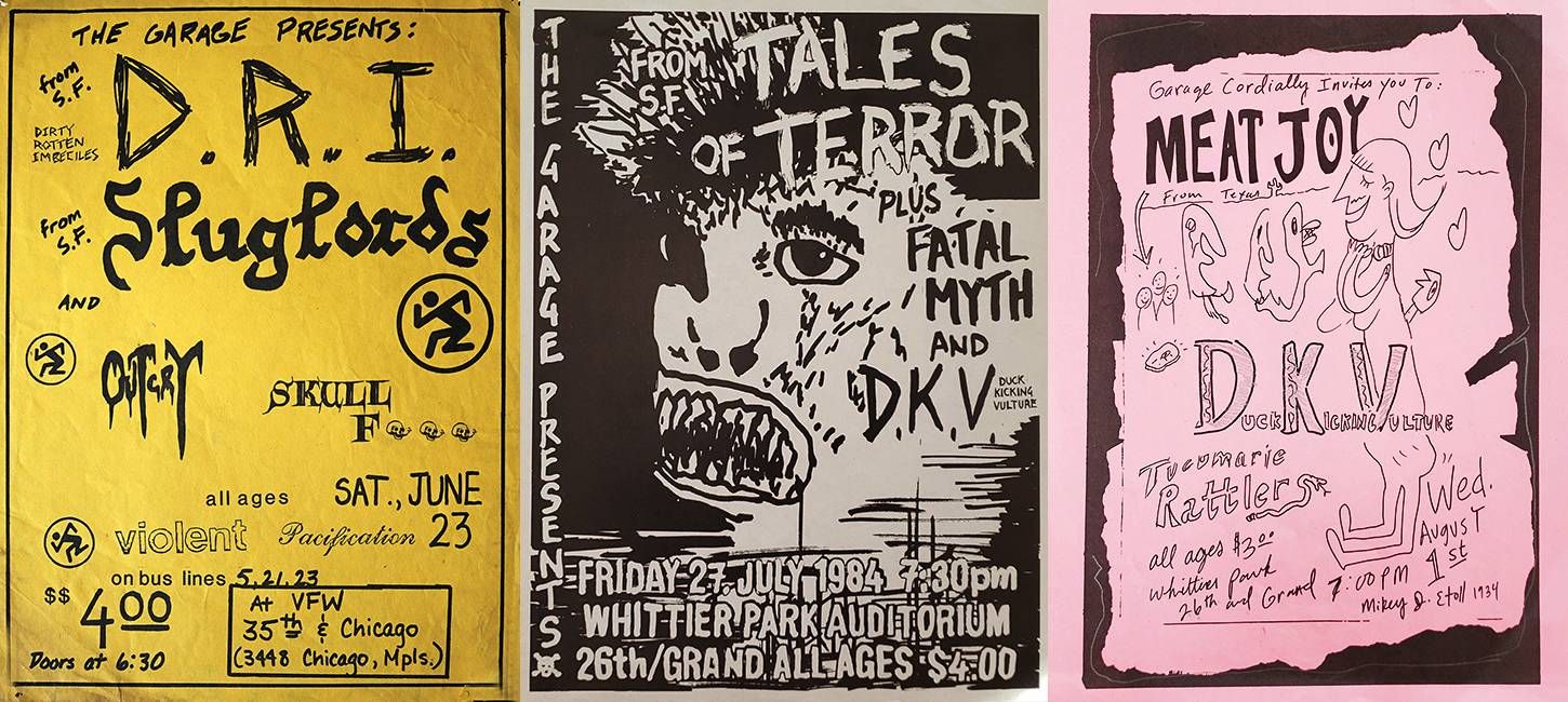 A few of the all-ages hardcore shows put on by Garage Productions.