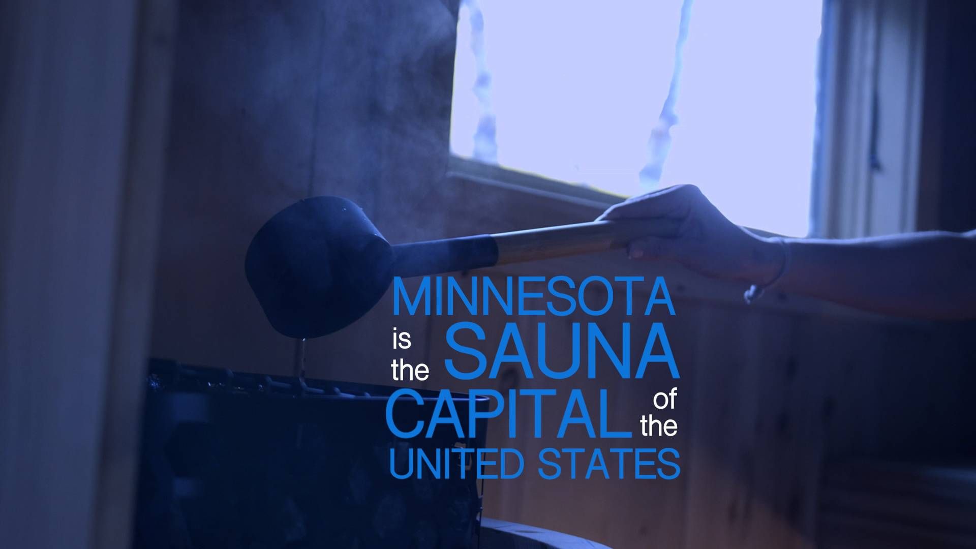 graphic reading Minnesota is the sauna capital of the United States