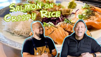 Relish: Salmon on Crispy Rice by John Sugimura