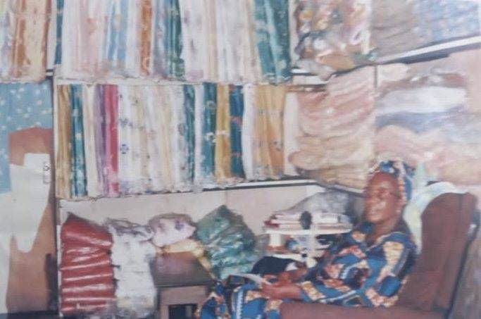 This is one of the two shops that Glady's grandma owned. She sold many of her traditional fabrics here.