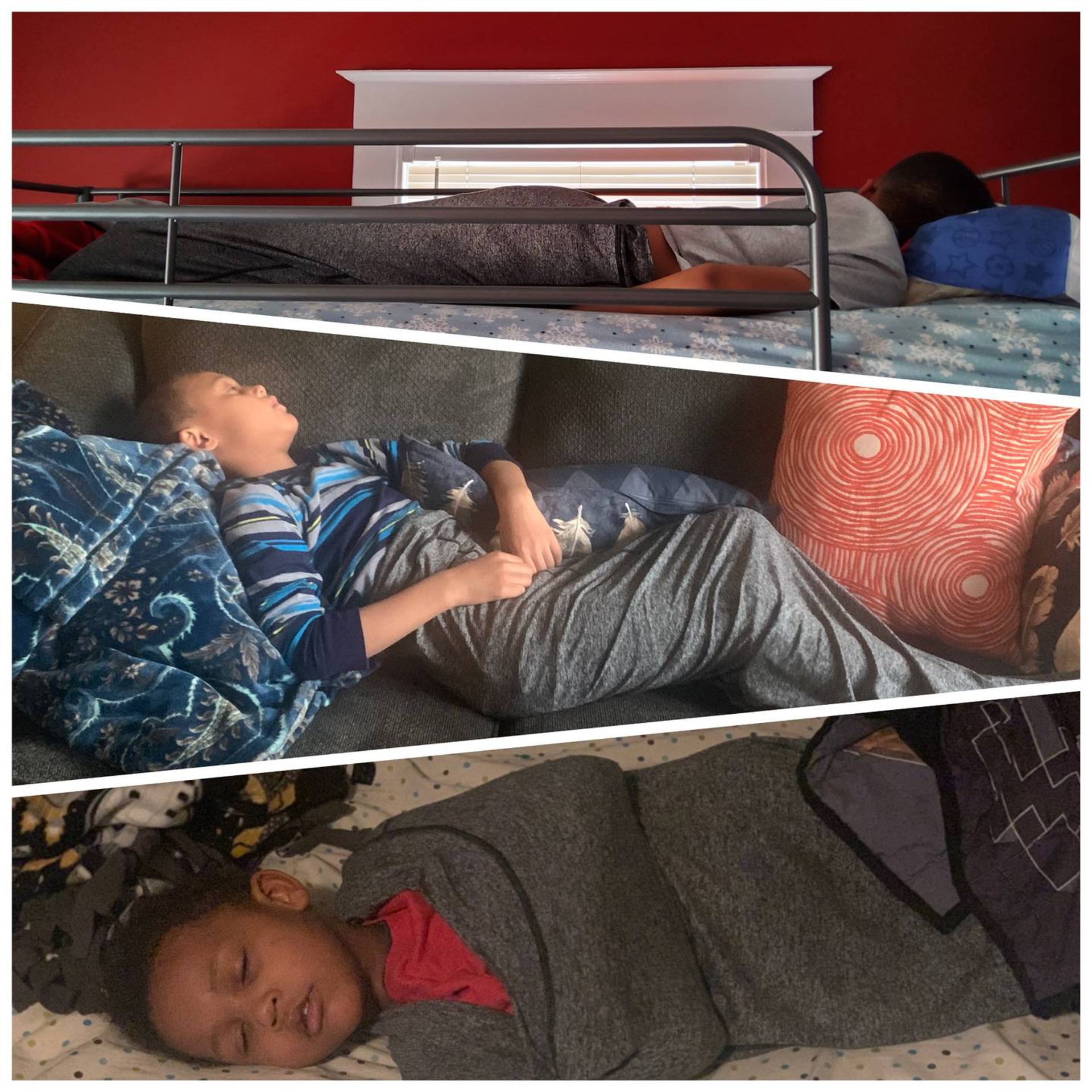 The compression sleep pods Mount Olivet distributed to help families cope with the trauma of the last year.