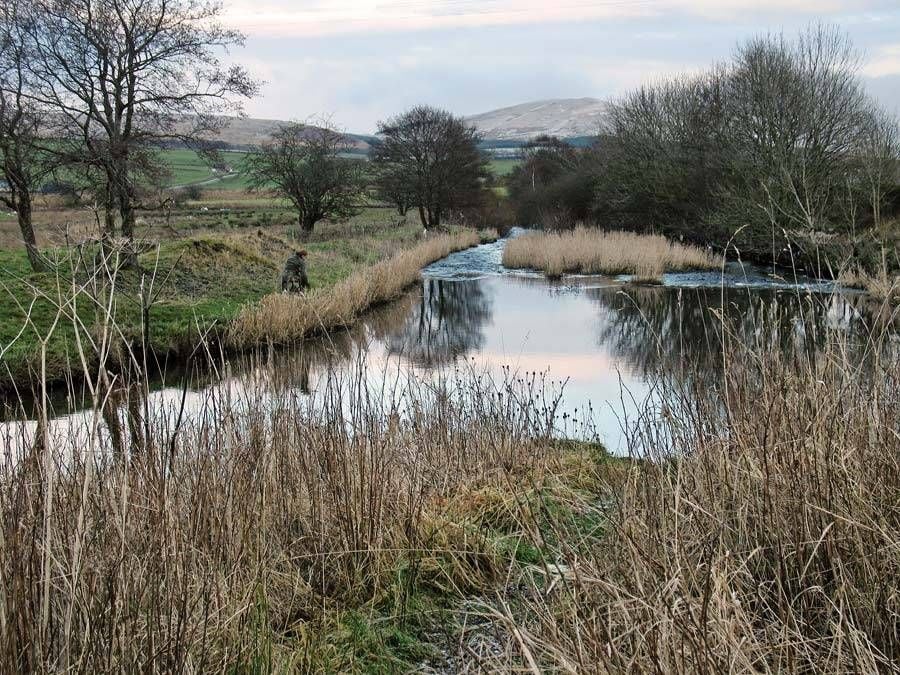 The confluence of the River Afton in Scotland. Photo credit:Scothill, via Wikimedia Commons