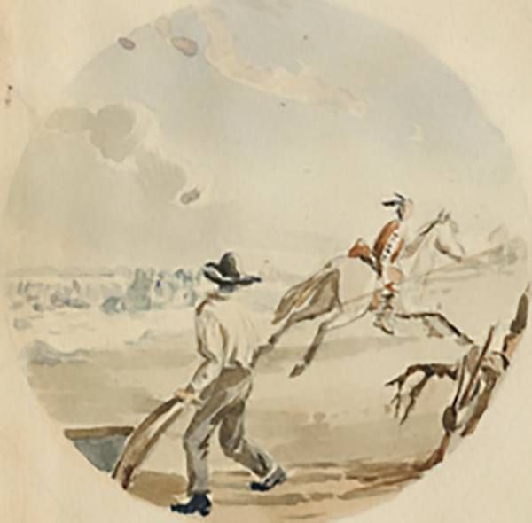 Seth Eastman's 1849 painting (image: Minnesota Historical Society)
