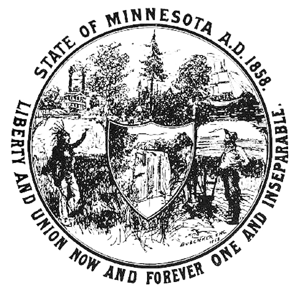 Robert O. Sweeny's seal design (image: Minnesota Historical Society)