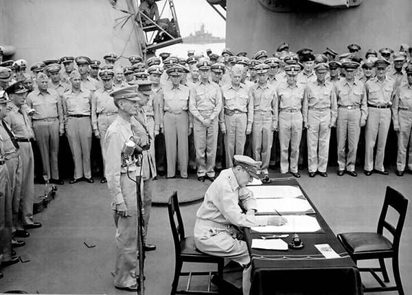 USS Missouri, site of Japan's surrender