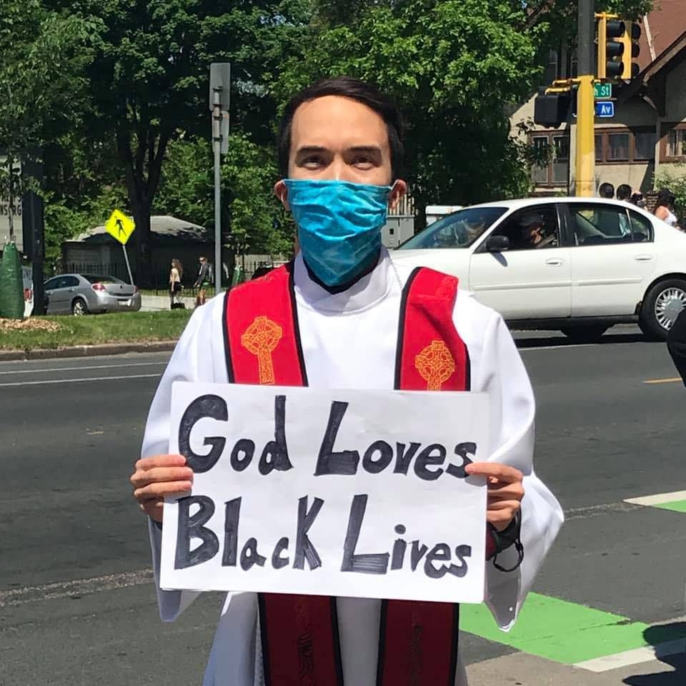 Tyler Sit a pastor protests in minneapolis. REWIRE PBS Our Future Leaders