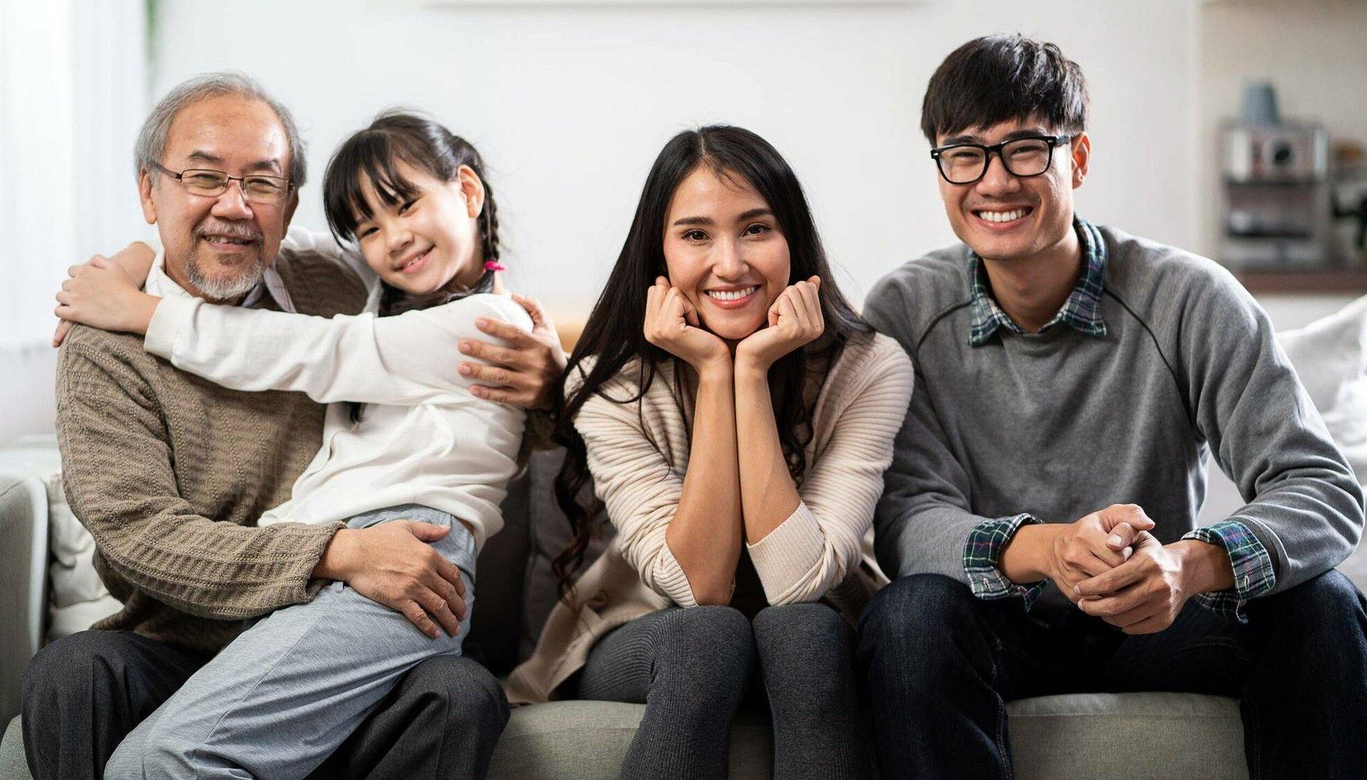 a multigenerational family. rewire pbs love multigenerational living