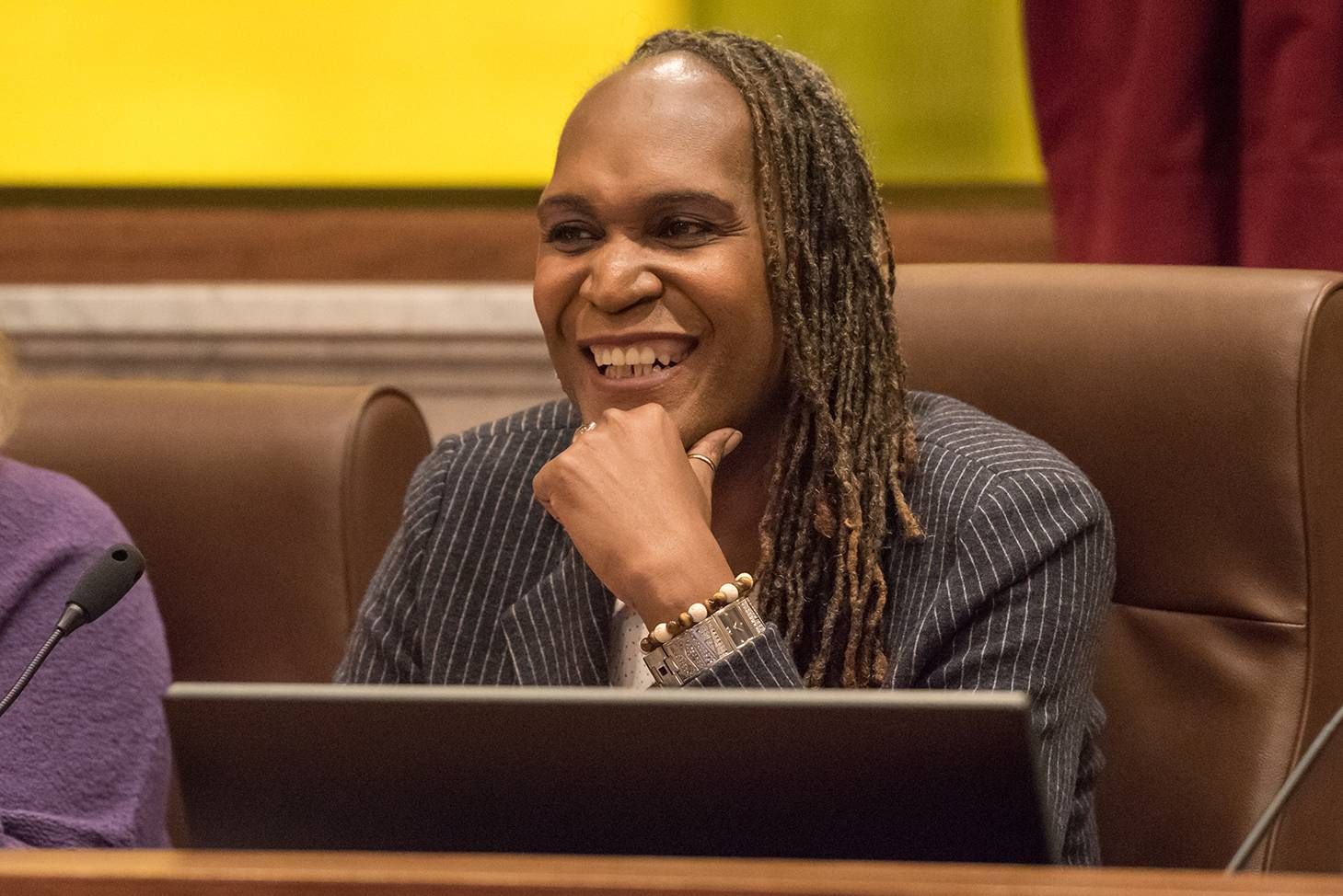 Photo of Andrea Jenkins, smiling. pride, taking back pride